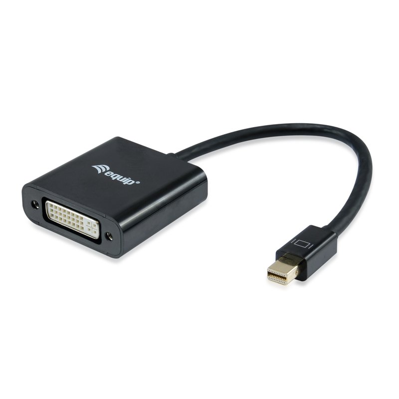 Equip 133433 adaptador de cable de vídeo Mini DisplayPort DVI-I Negro
