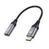 Equip 133446 adaptador de cable de vídeo 0,15 m DisplayPort HDMI Negro, Gris