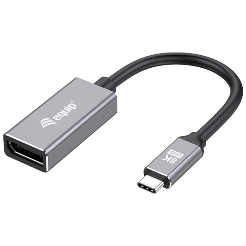 Equip 133493 adaptador de cable de vídeo 0,15 m USB Tipo C DisplayPort Negro, Gris Equip 133493 adaptador de cable de vídeo 0,15 m USB Tipo C DisplayPort Negro, Gris