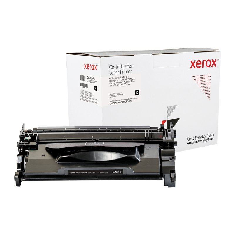 Everyday El tóner ™ Negro de Xerox es compatible con HP 87A (CF287A/ CRG-041/ CRG-121), Capacidad estándar