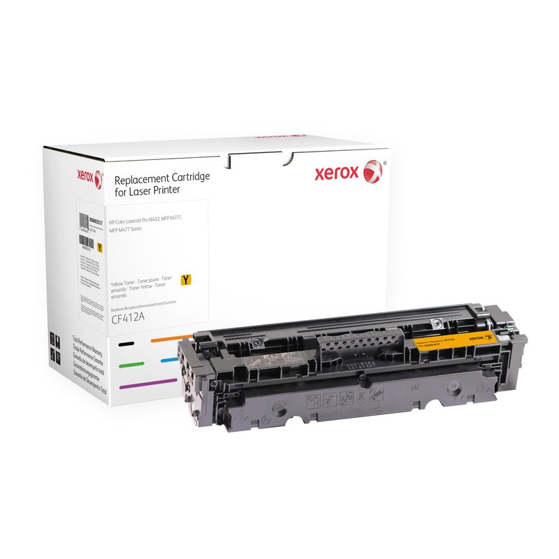 Everyday Tóner ™ Amarillo remanufacturado de Xerox es compatible con HP 410A (CF412A), Capacidad estándar