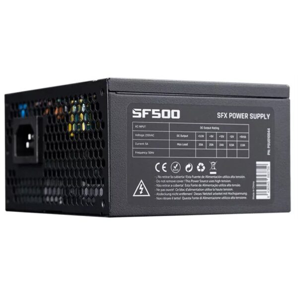 Hiditec SF500 unidad de fuente de alimentación 500 W 20+4 pin ATX SFX Negro