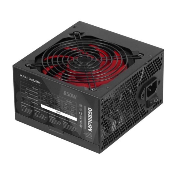 FUENTE DE ALIMENTACION ATX 850W MARS GAMING PFC ACTIVO