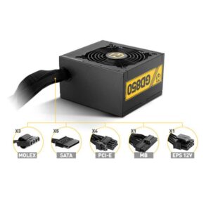 FUENTE DE ALIMENTACION NOX HUMMER GD850 ATX 850W PFC ACTVO GOLD