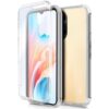 FUNDA MOVIL BACK + FRONT COVER COOL SILICONA 3D TRANSPARENTE OPPO A18 / A38