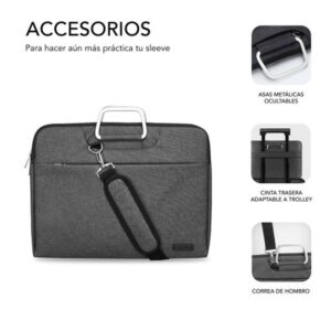 FUNDA PORTATIL SUBBLIM BUSINESS LAPTOP SLEEVE 15,6" GREY