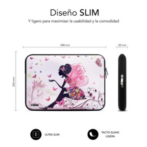 FUNDA PORTATIL SUBBLIM TRENDY SLEEVE 13.3-14" HADA