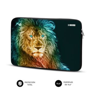 FUNDA PORTATIL SUBBLIM TRENDY SLEEVE 15.6" LION