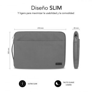 FUNDA PORTATIL SUBBLIM URBAN LAPTOP SLEEVE 15,6" GREY