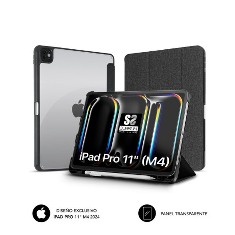 FUNDA TABLET SUBBLIM CLEAR SHOCK CASE IPAD PRO M4 11" (5¬ GEN) FUNDA TABLET SUBBLIM CLEAR SHOCK CASE IPAD PRO M4 11" (5¬ GEN) - Imagen 6