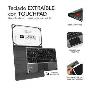 Funda + Teclado Subblim Keytab Pro