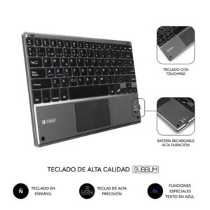 Funda + Teclado Subblim Keytab Pro