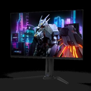 Alternative view of GIGABYTE AORUS FO32U 31,5” Monitor de juegos UHD - 3840 x 2160 (UHD), 165Hz, 0,03ms, 250 cd/m², FreeSync Premium Pro, DisplayHDR True Black 400, HDMI 2.1, DisplayPort 1.4