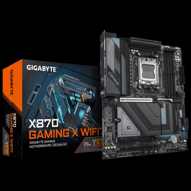 PLACA BASE GIGABYTE X870 GAMING X WIFI7 G10 AM5 ATX 4XDDR5 PLACA BASE GIGABYTE X870 GAMING X WIFI7 G10 AM5 ATX 4XDDR5