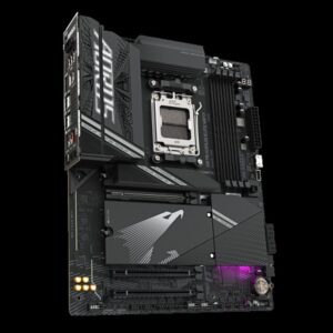 GIGABYTE X870 AORUS ELITE WIFI7 Placa Base - Compatible con CPUs AMD Ryzen 9000, 16+2+2 fases VRM, hasta 8000MHz DDR5 (OC), 3xPCIe 5.0 + 1xPCIe 4.0, Wi-Fi 7, LAN 2.5GbE, USB 4