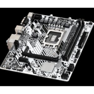 Alternative view of Asrock H610M-HDV/M.2+ D5 Intel H610 LGA 1700 micro ATX