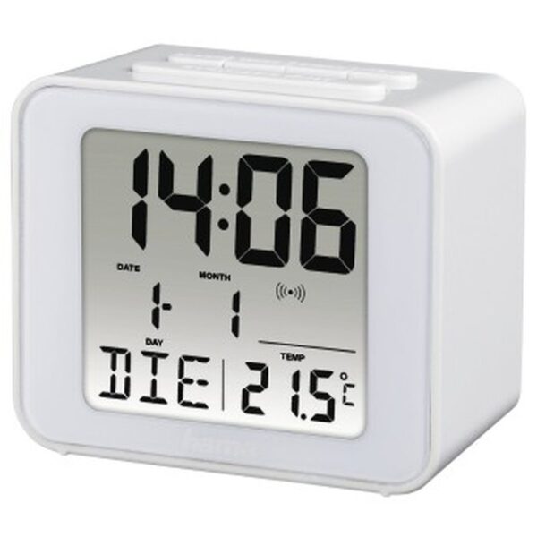 HAMA Home Reloj Despertador Cube Blanco