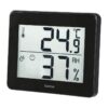 Hama | Termómetro e Higrómetro Digital (Control de humedad y temperatura de interiores, Almacenamiento de datos), Color Negro