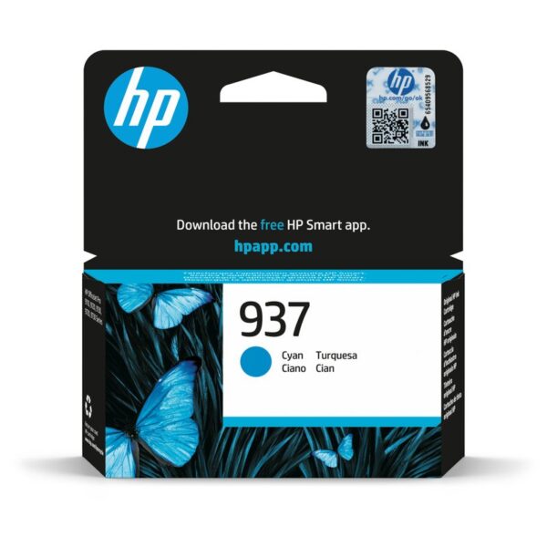 HP Cartucho de Tinta Original 937 cian