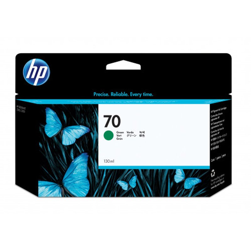 HP Cartucho de tinta 70 verde de 130 ml