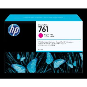 HP Cartucho de tinta DesignJet 761 magenta de 400 ml
