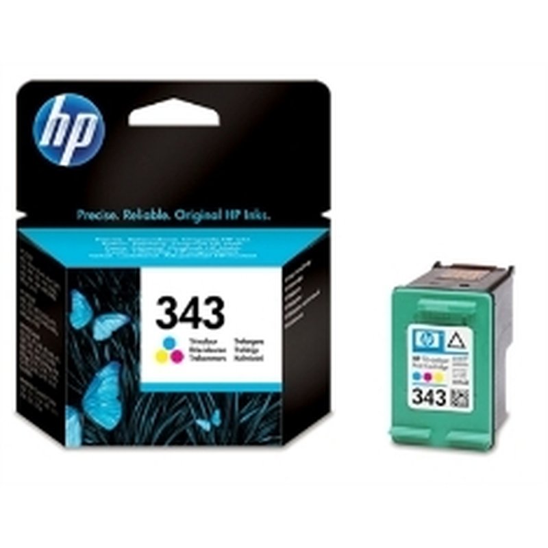 HP Cartucho de tinta original 343 Tri-color