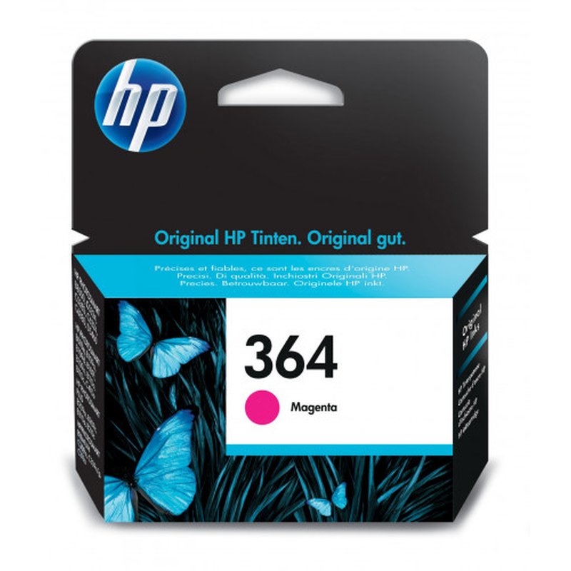 HP Cartucho de tinta original 364 magenta HP Cartucho de tinta original 364 magenta