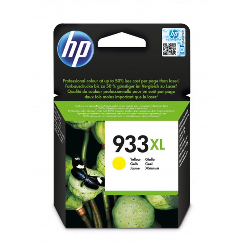 HP Cartucho de tinta original 933XL de alta capacidad amarillo - Imagen 2