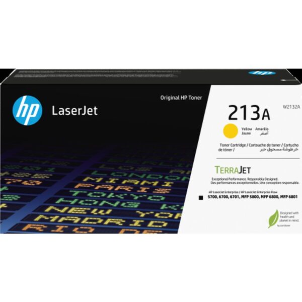 HP Cartucho de tóner Original LaserJet 213A amarillo