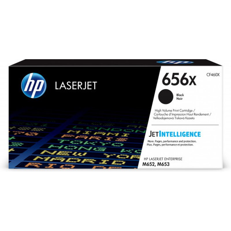 HP Cartucho de tóner Original LaserJet 656X negro de alta capacidad