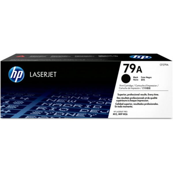 HP Cartucho de tóner Original LaserJet 79A negro