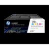 HP Cartucho de tóner Tri-Pack 312A cian para LaserJet