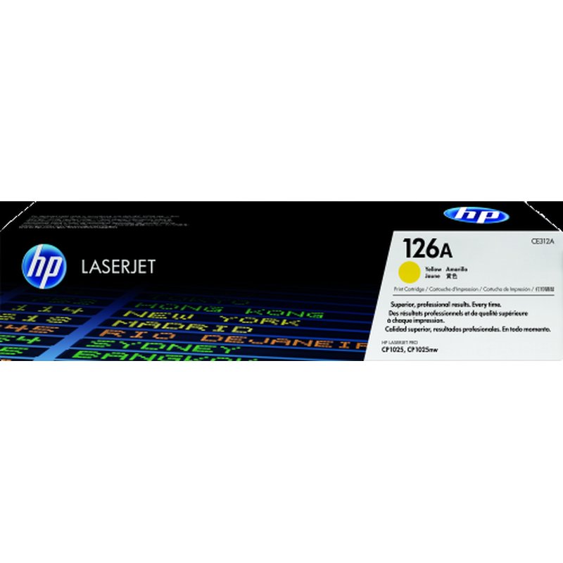 HP Cartucho de tóner original LaserJet 126A amarillo - Imagen 3