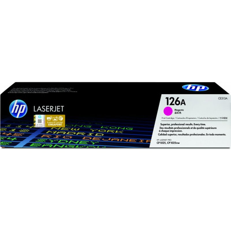 HP Cartucho de tóner original LaserJet 126A magenta