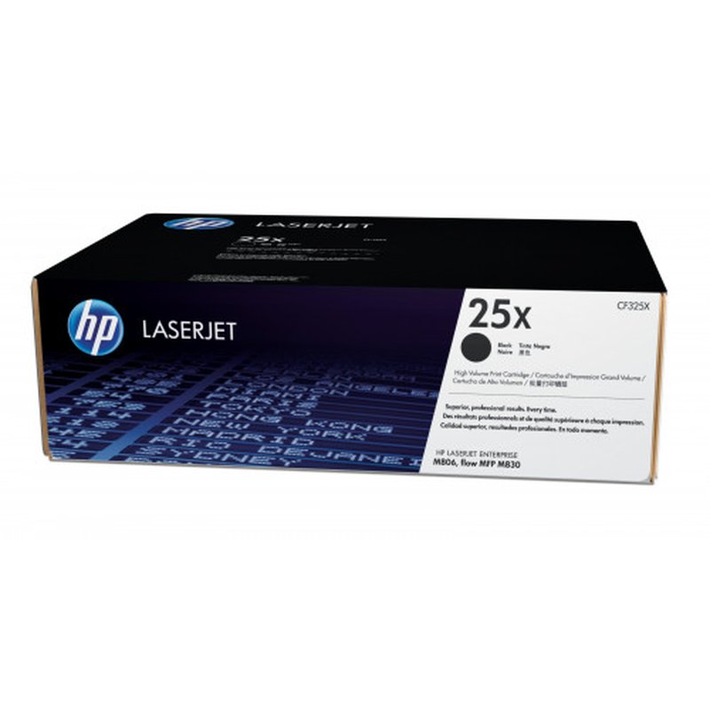 HP Cartucho de tóner original LaserJet 25X de alta capacidad negro