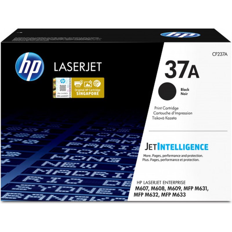 HP Cartucho de tóner original LaserJet 37A negro