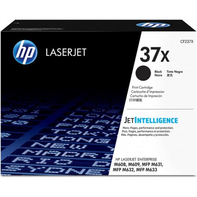 HP Cartucho de tóner original LaserJet 37X de alta capacidad negro