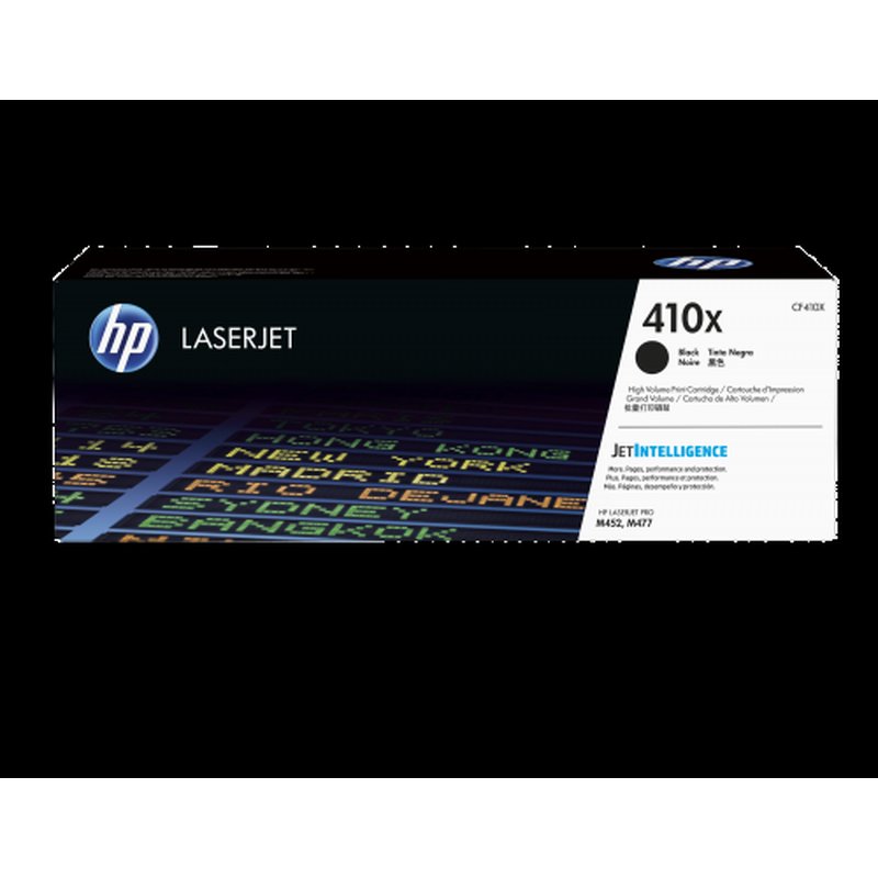 HP Cartucho de tóner original LaserJet 410X negro de alta capacidad HP Cartucho de tóner original LaserJet 410X negro de alta capacidad