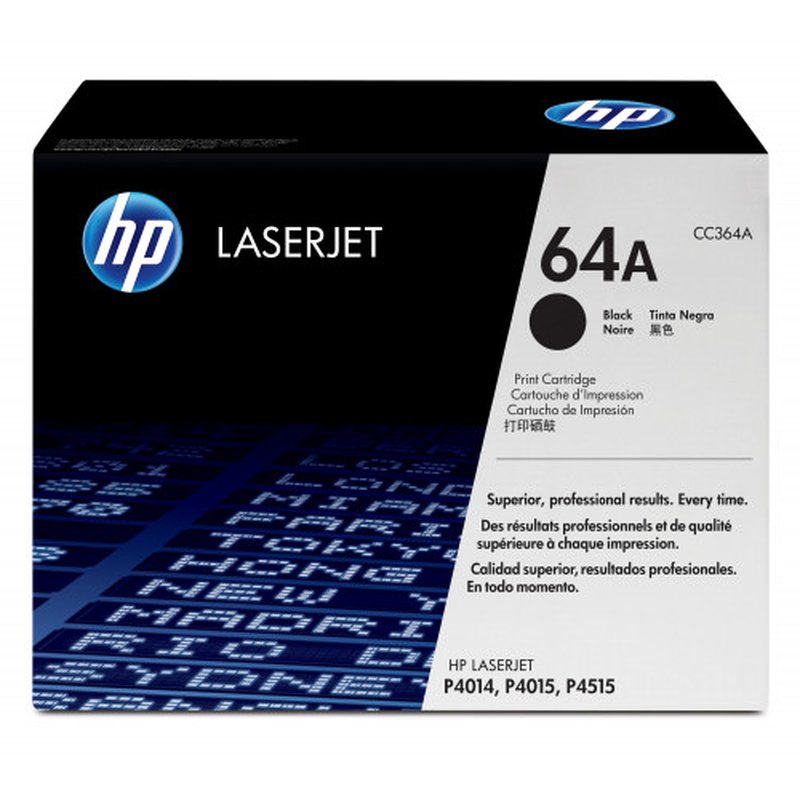 HP Cartucho de tóner original LaserJet 64A negro HP Cartucho de tóner original LaserJet 64A negro