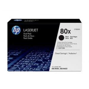 HP Cartucho original de tóner negro de alto rendimiento 80X LaserJet