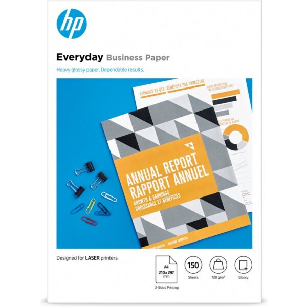 HP Everyday Business Paper, Glossy, 120 g/m2, A4 (210 x 297 mm), 150 sheets