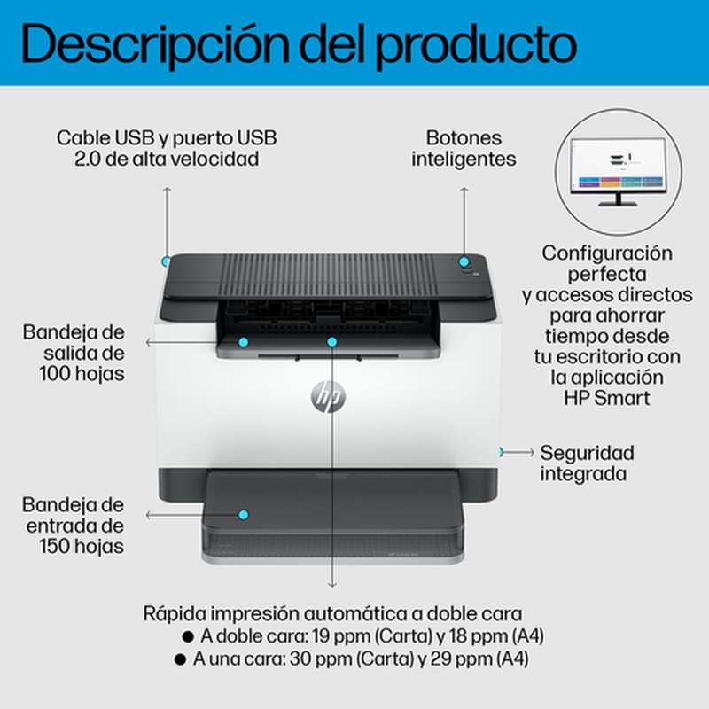 HP LaserJet Impresora M209d HP LaserJet Impresora M209d - Imagen 5