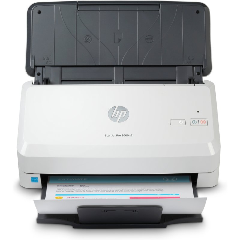 HP Scanjet Pro 2000 s2 Sheet-feed Scanner Escáner alimentado con hojas 600 x 600 DPI A4 Negro, Blanco