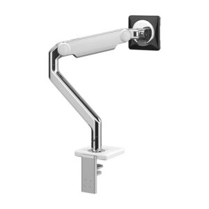 Alternative view of Humanscale M2.1 Adjustable Single Monitor Arm, Polished Aluminum (M21TBW)