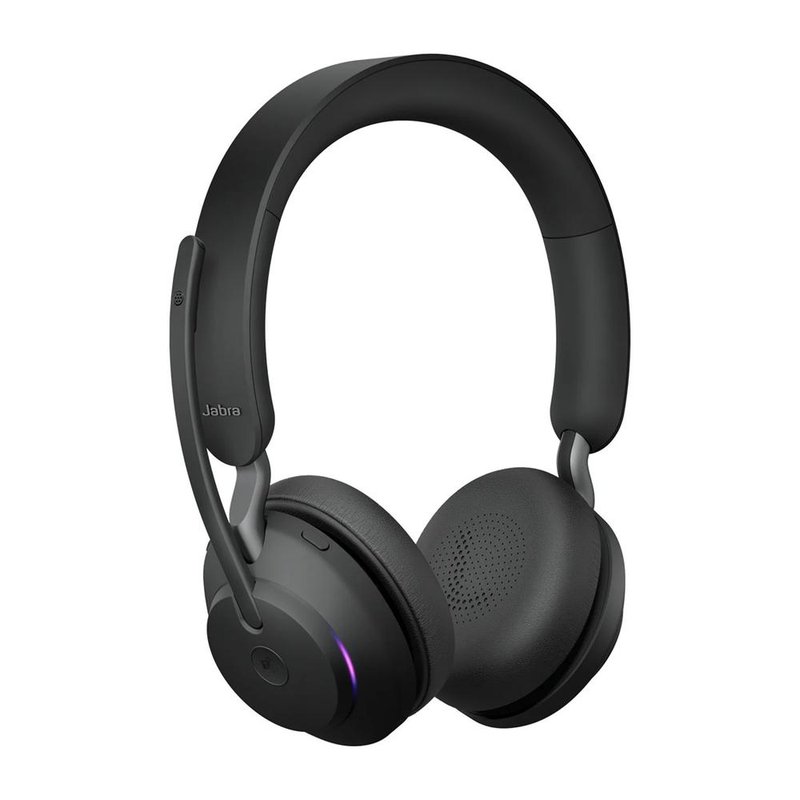 Jabra Evolve2 65, MS Stereo Auriculares Inalámbrico Diadema Oficina/Centro de llamadas USB tipo A Bluetooth Negro