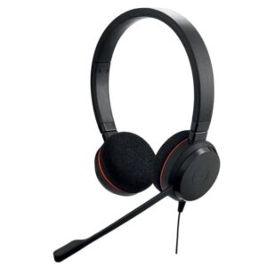 Jabra Evolve 20 MS Stereo Auriculares Alámbrico Diadema Oficina/Centro de llamadas USB tipo A Negro
