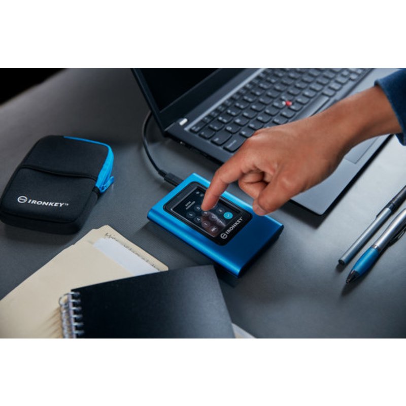 Kingston Technology IronKey Vault Privacy 80 7,68 TB Azul - Imagen 8
