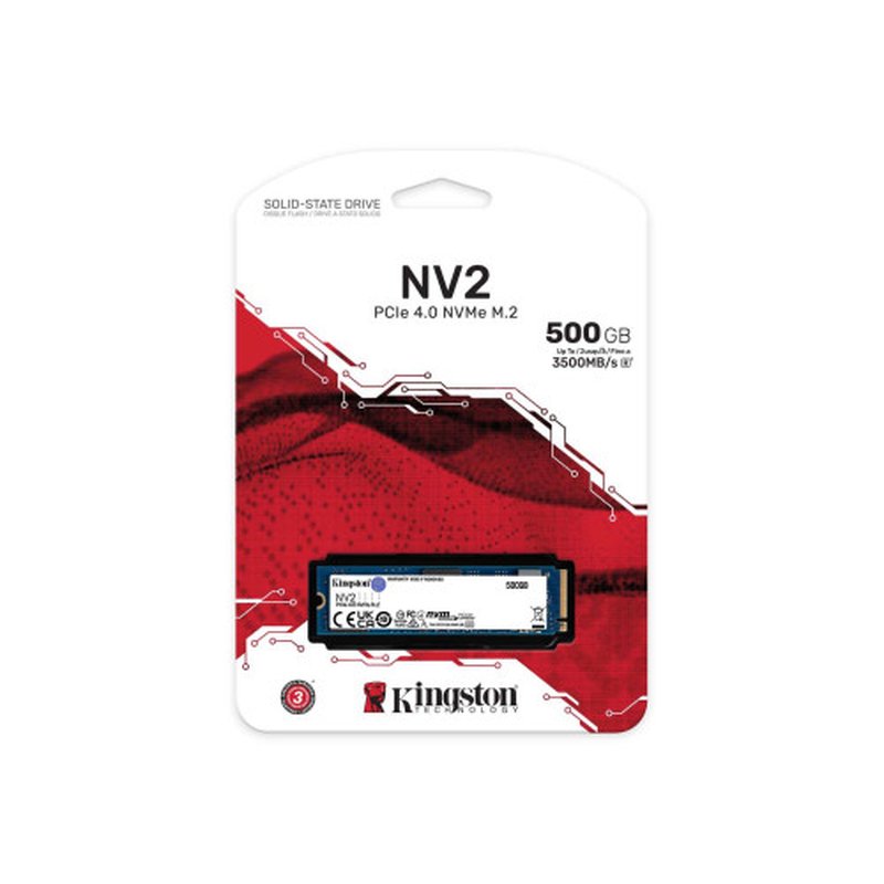 Kingston Technology NV2 M.2 500 GB PCI Express 4.0 3D NAND NVMe - Imagen 2