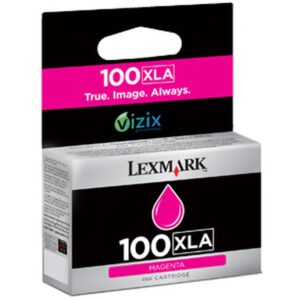 Lexmark 100XLA cartucho de tinta 1 pieza(s) Original Alto rendimiento (XL) Magenta