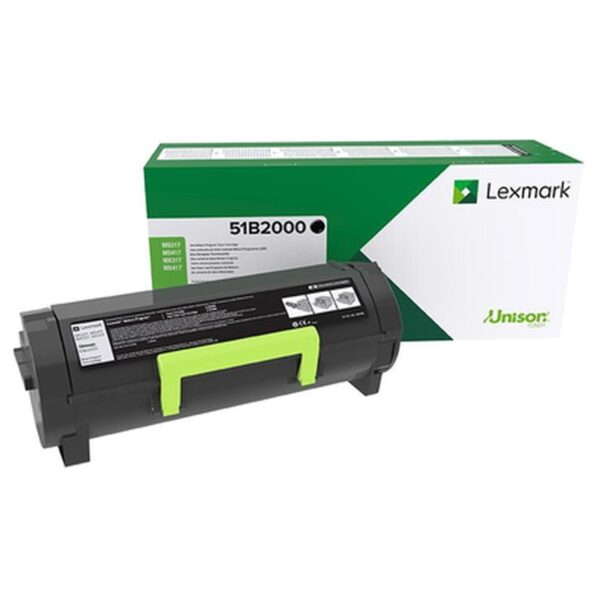 Lexmark 51B2000 cartucho de tóner Original Negro